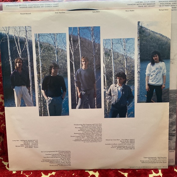 Cory Hart album Fields of Fire on Vinyl - Picture 5 of 6